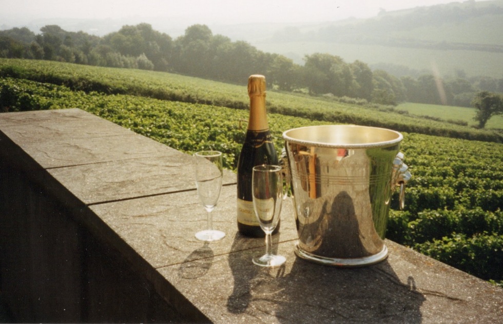 Sparkling wine is part of traditional Cornish food and drink