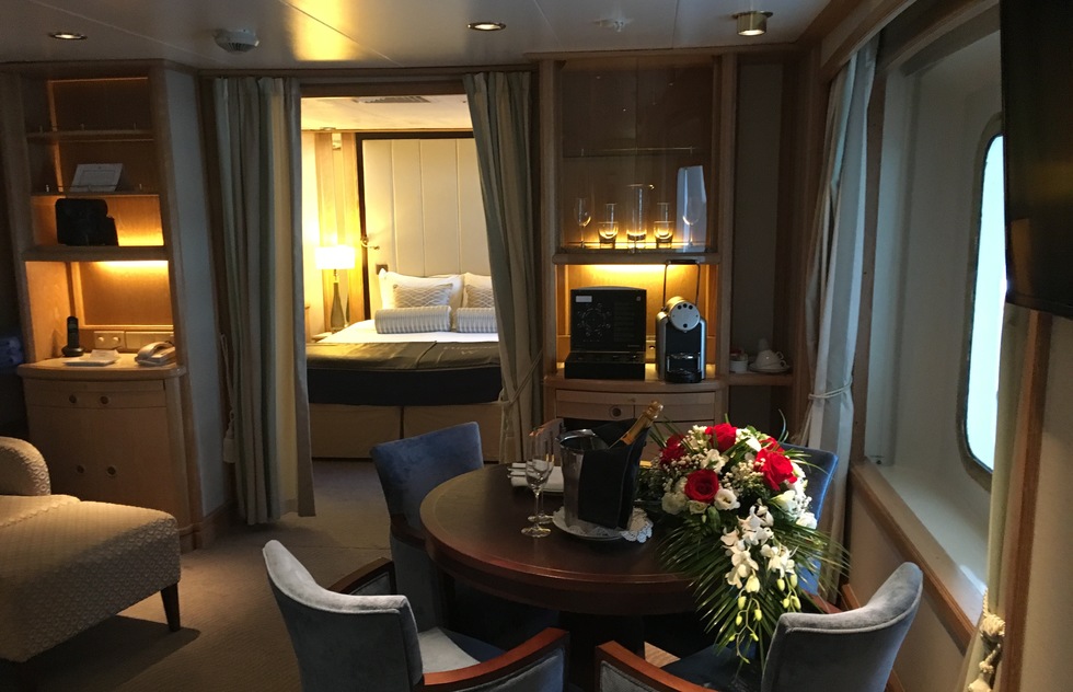 Windstar Cruises: Star Pride Owner's Suite Living Room