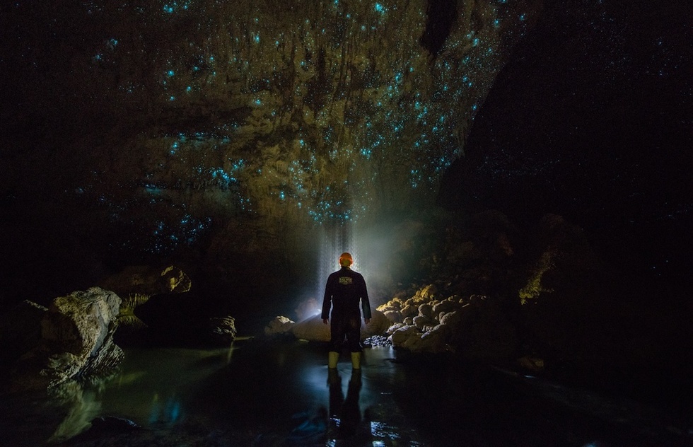 Caving in Waitomo, NZ's glowworm caves