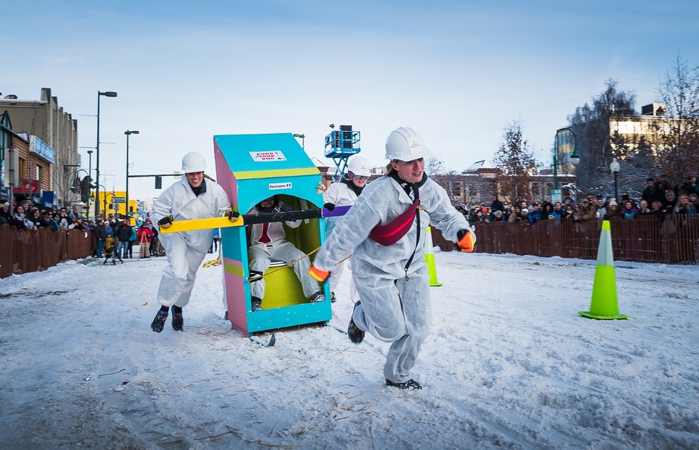 The Outhouse Races in Anchorage