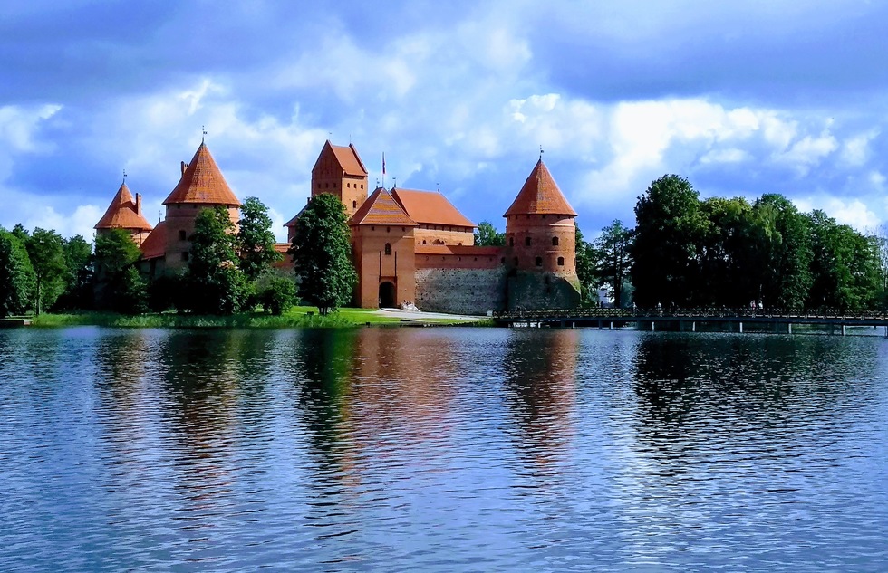 Trakai Island Castle near Vilnius, Lithuania