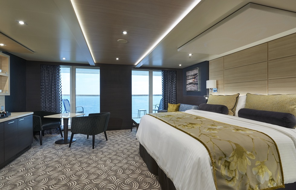 Concierge suite on the Norwegian Joy cruise ship