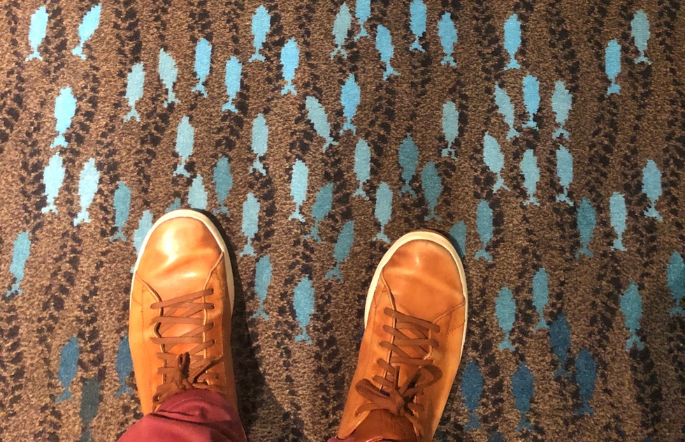 Carpet on the Norwegian Joy cruise ship