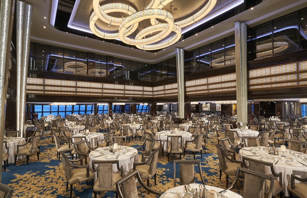 Manhattan Dining Room on the Norwegian Joy cruise ship