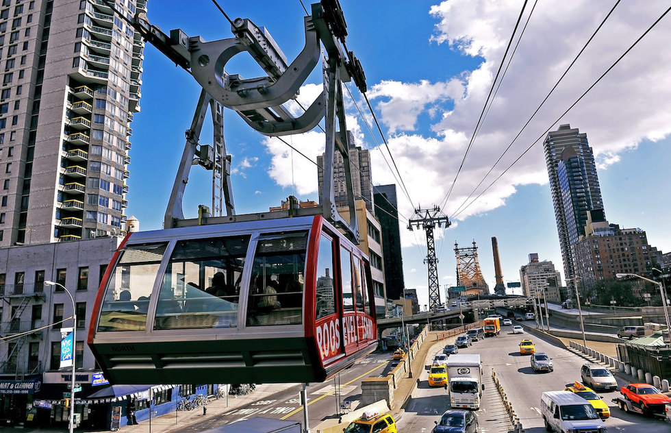 View of the Roosevelt Island Tram