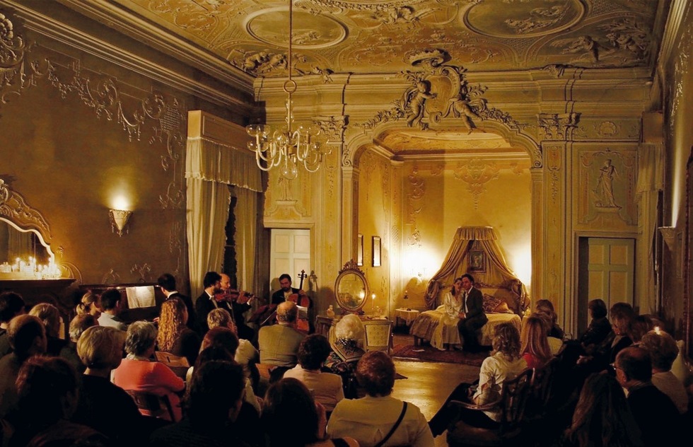 Quiet places in crowded Venice, Italy: Musica A Palazzo