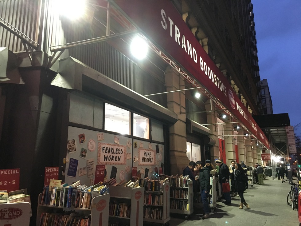 Flip through a book or two at the Strand!
