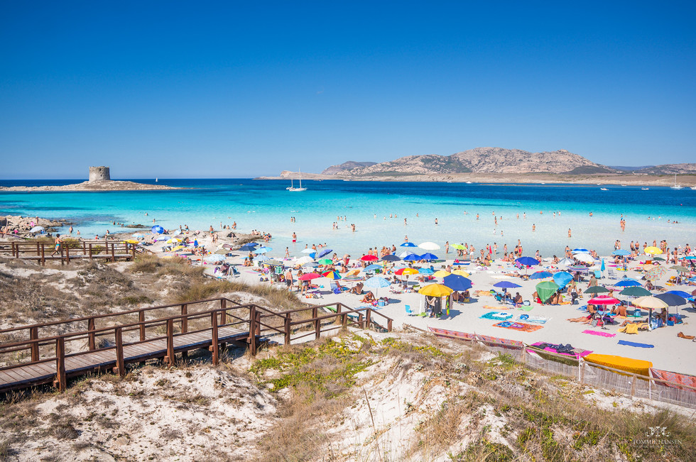 Best Beaches in Italy: La Pelosa Beach, Sardinia 