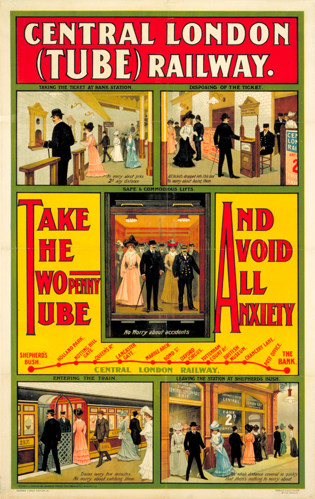 In 1905, the Central London Railway overhauled the staff for the "Twopenny Tube"
