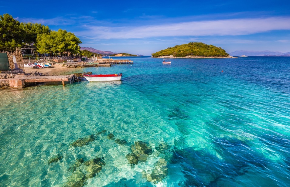 12 Islands to See by Kayak: Ksamil Islands, Albania