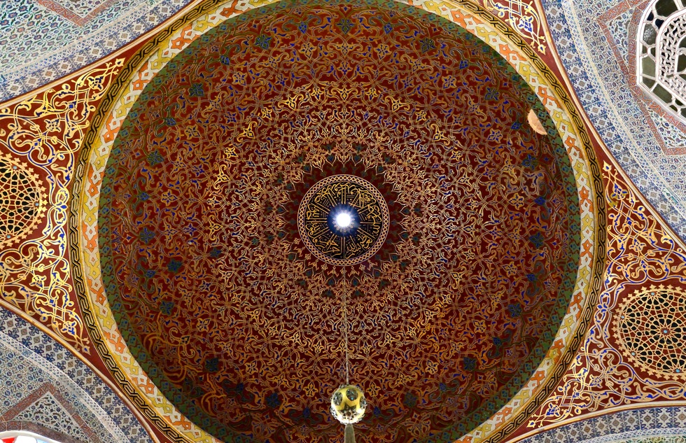Ceiling at Topkapı Palace in Istanbul