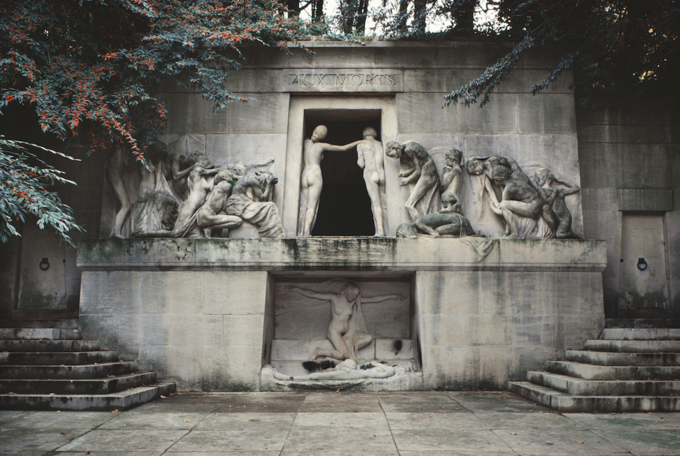 Père-Lachaise Cemetery: Aux Morts (To the Dead) sculpture