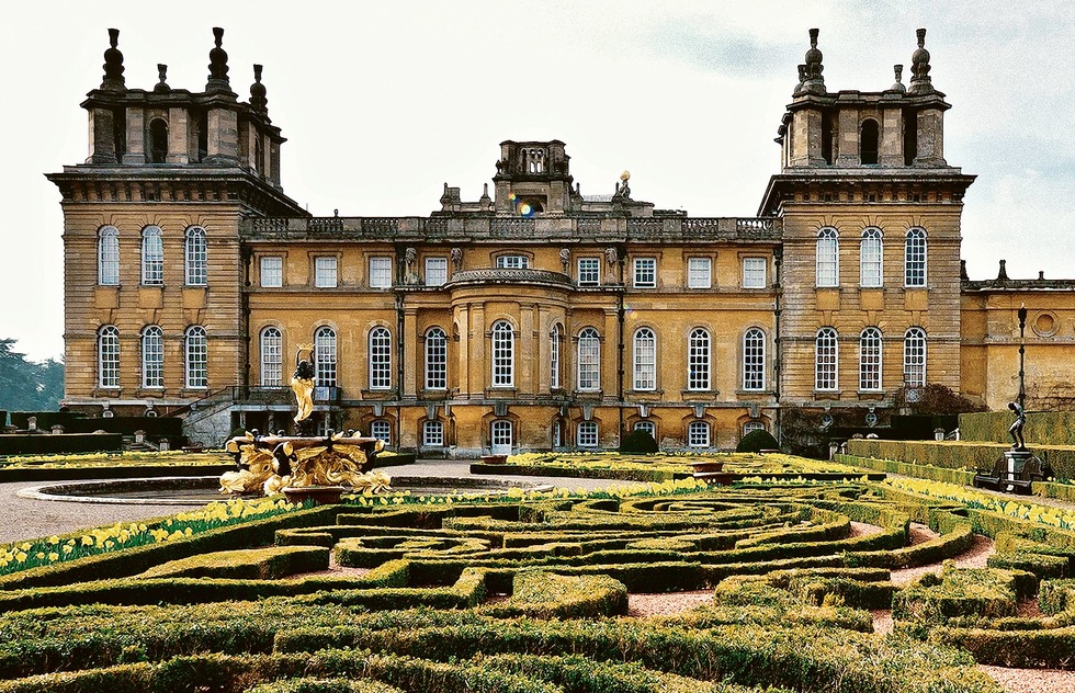 Blenheim Palace in Oxfordshire, England