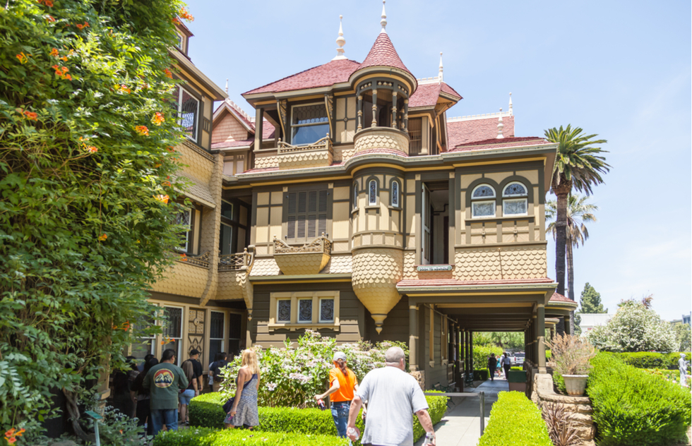 The Winchester Mystery House in San Jose, California