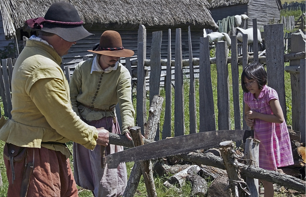The Plimoth Plantation in Plymouth, Massachusetts.