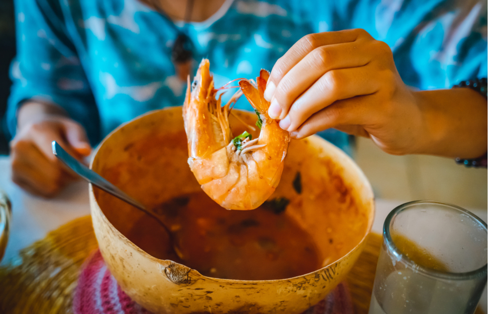 A guide to best foods in Oaxaca: sopa de mariscos, or seafood soup
