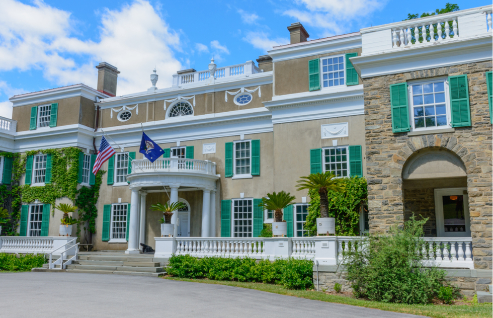 Home of Franklin D. Roosevelt National Historic Site in Hyde Park, New York
