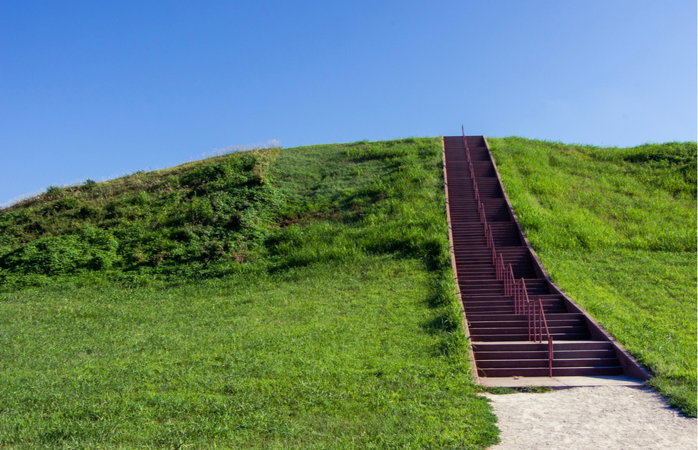 Cahokia Mounds in Collinsville, Illinois
