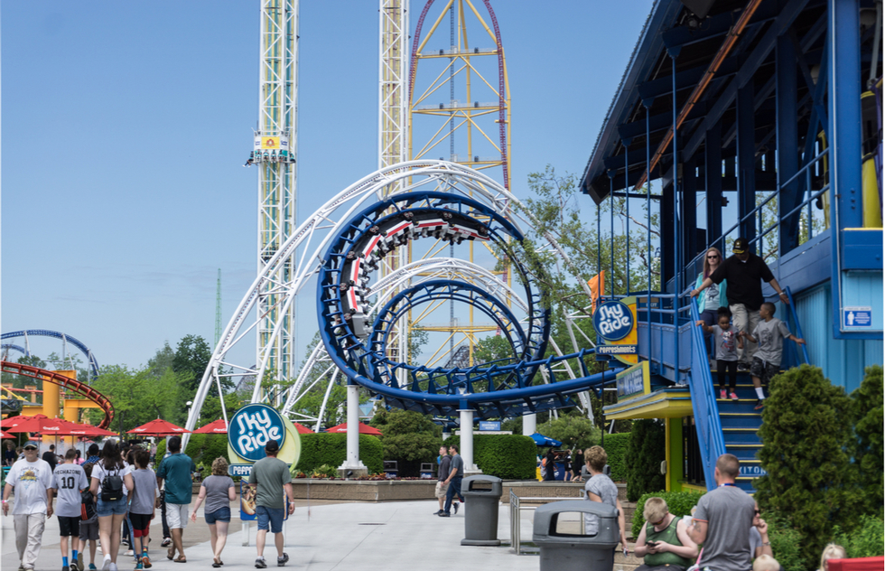 Cedar Point amusement park in Sandusky, Ohio