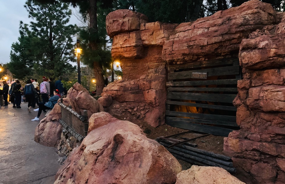 Secrets of Disneyland: Nature's Wonderland tunnel