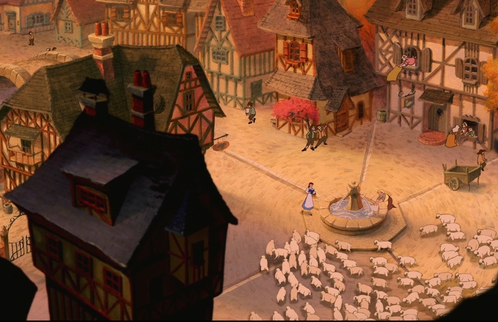 Go around the world with Disney animated movies: Beauty and the Beast (France)