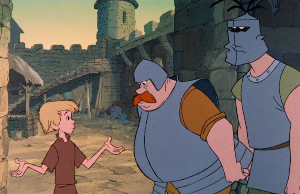 Go around the world with Disney animated movies: The Sword in the Stone (England)