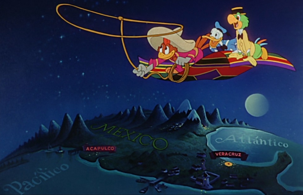 Go around the world with Disney animated movies: The Three Caballeros (South America)
