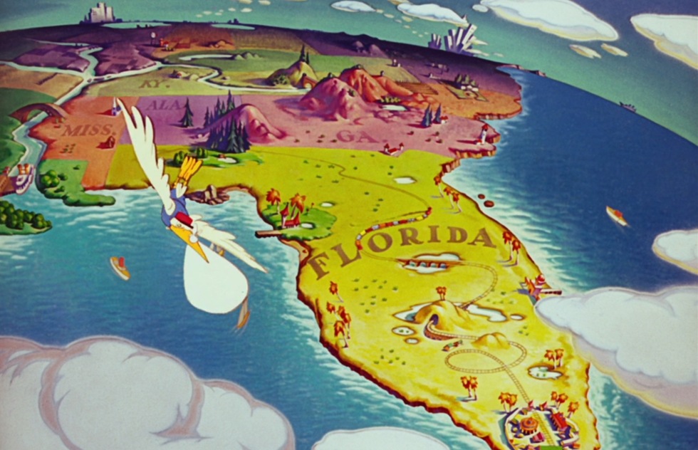 Go around the world with Disney animated movies: Dumbo (Florida)