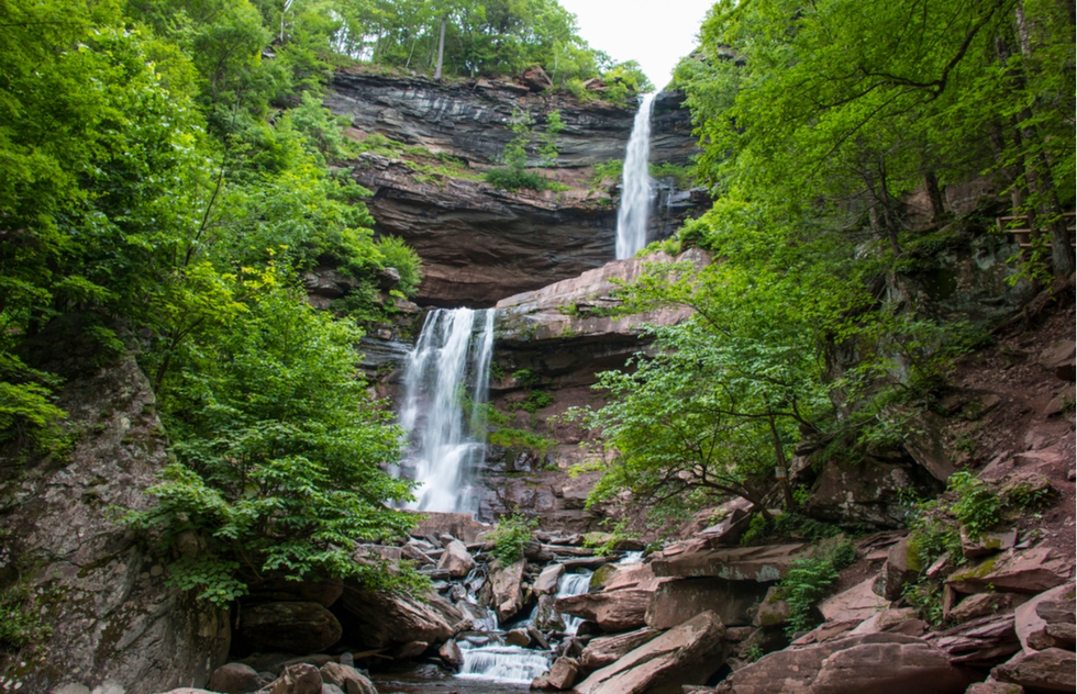 Best U.S. waterfall hikes: Kaaterskill Falls in New York State