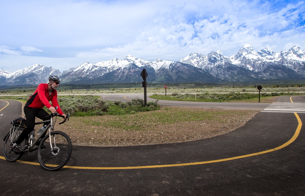 Best U.S. national parks for bicycling: Grand Teton National Park in Wyoming