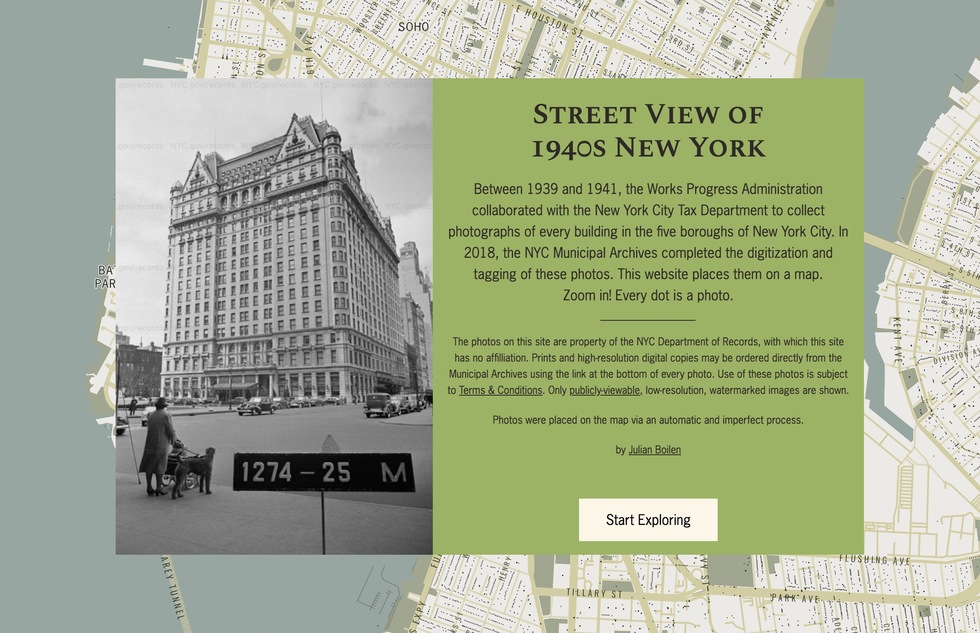 This Interactive Street-View Map Shows What NYC Looked Like, Circa 1940 | Frommer's