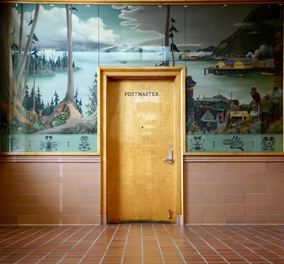 Accidentally Wes Anderson: Wrangell Post Office, Alaska