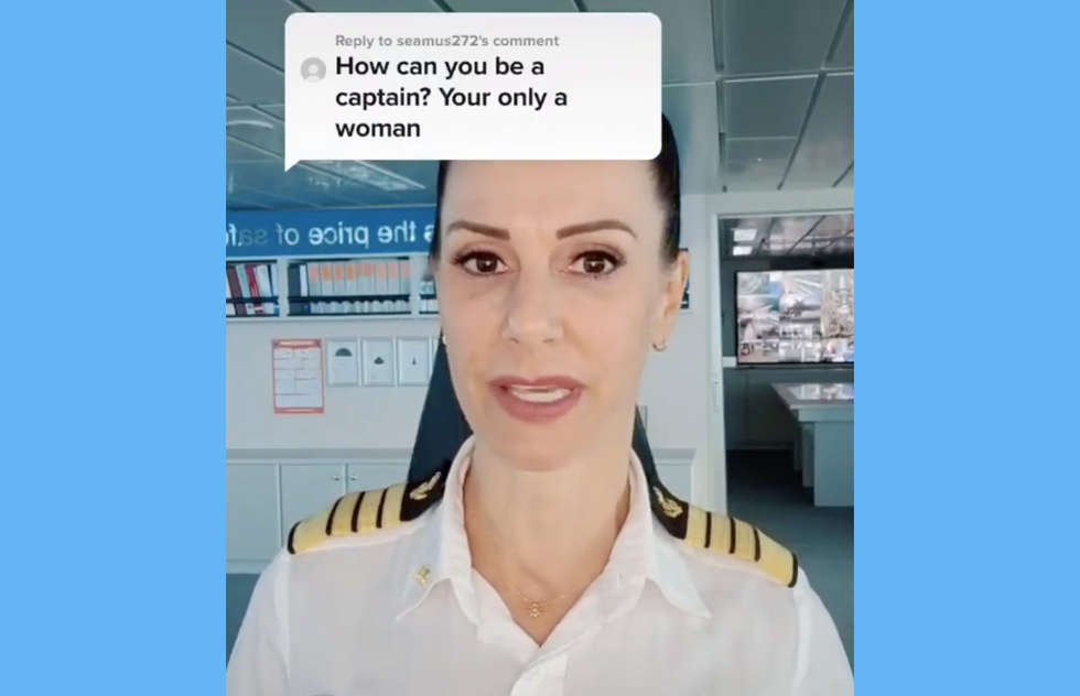 WATCH: Cruise Ship Captain Kate McCue Schools a Rude Commenter | Frommer's