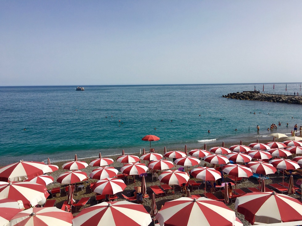 Beach of Castiglione on the Amalfi Coast in Italy