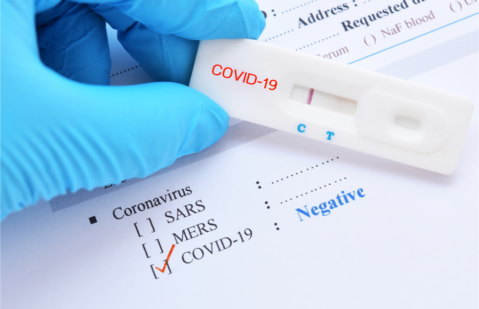 covid 19 negative vial