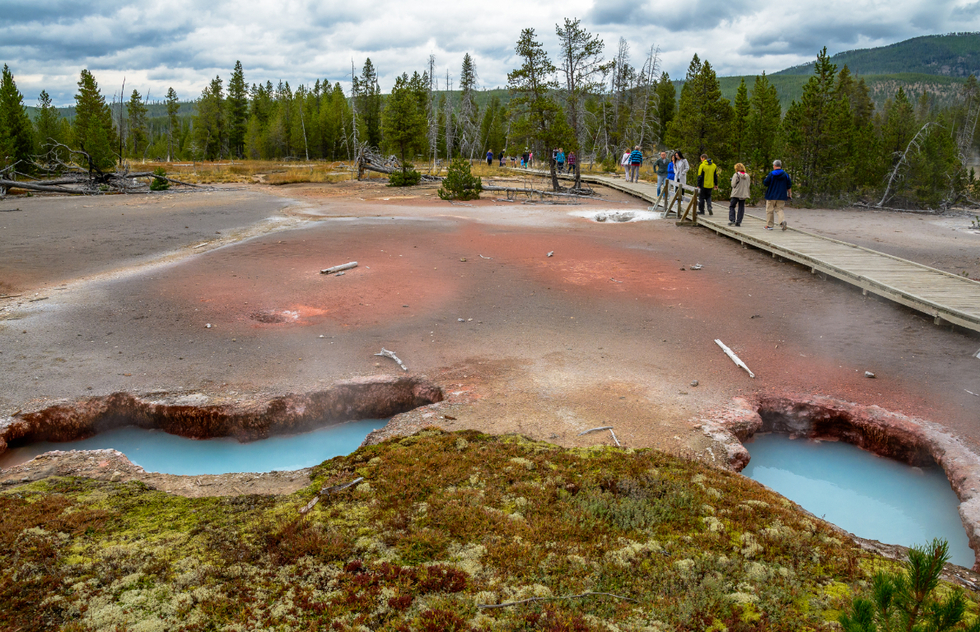 Yellowstone's best thermal displays: Artist Paintpots