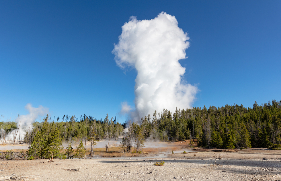 Yellowstone's best geysers: Steamboat Geyser