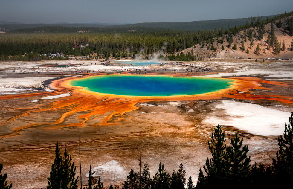 Yellowstone's best thermal features: Grand Prismatic Spring