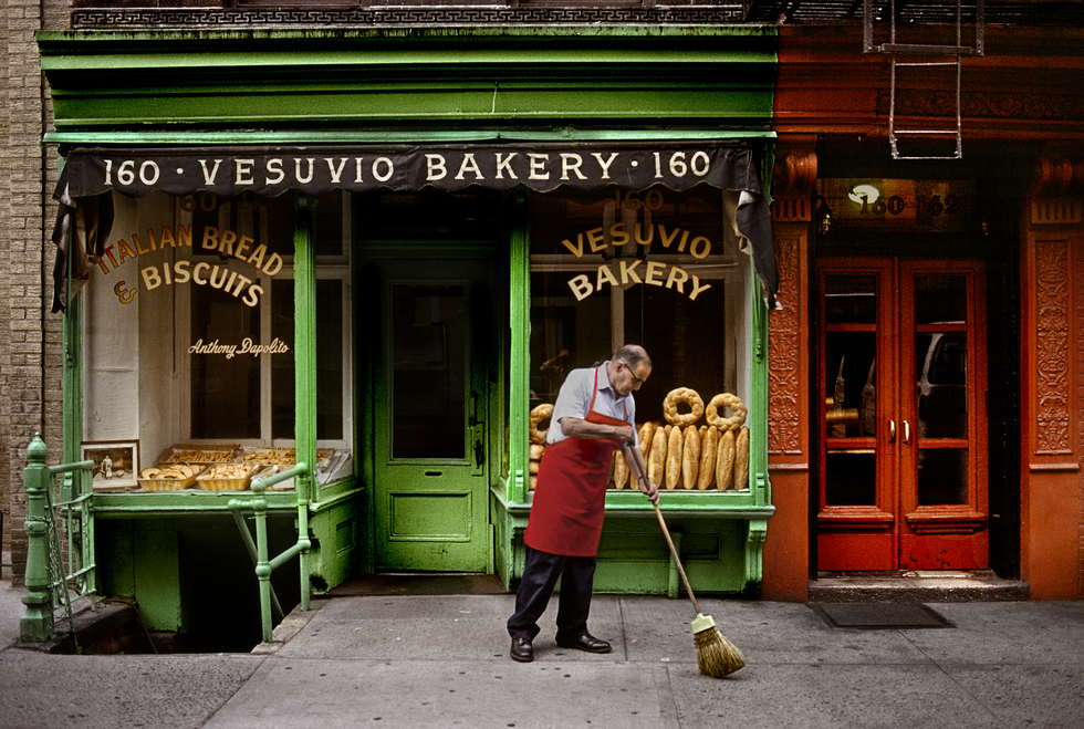 Photography from the book "In Search of Elsewhere: Unseen Images": Vesuvio Bakery, New York City, 1996