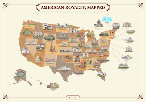 The Best Castles in the USA: Plot a Regal Road Trip with This Storybook Map | Frommer's