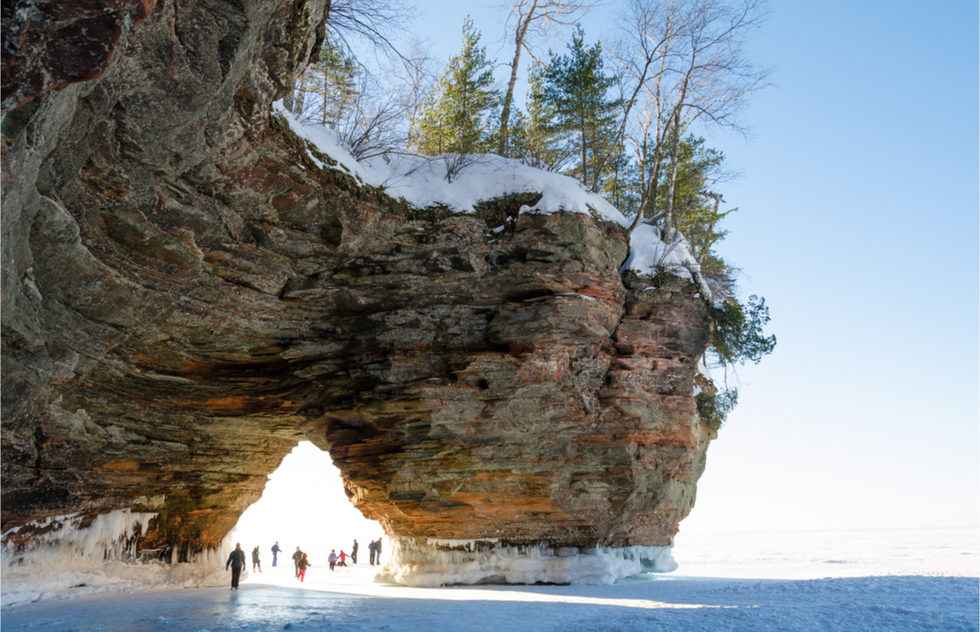 Rock formations at Wisconsin's Apostle Islands