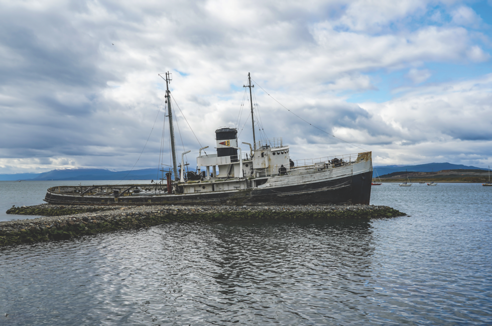 WWII rescue tug in Ushuaia, Argentina