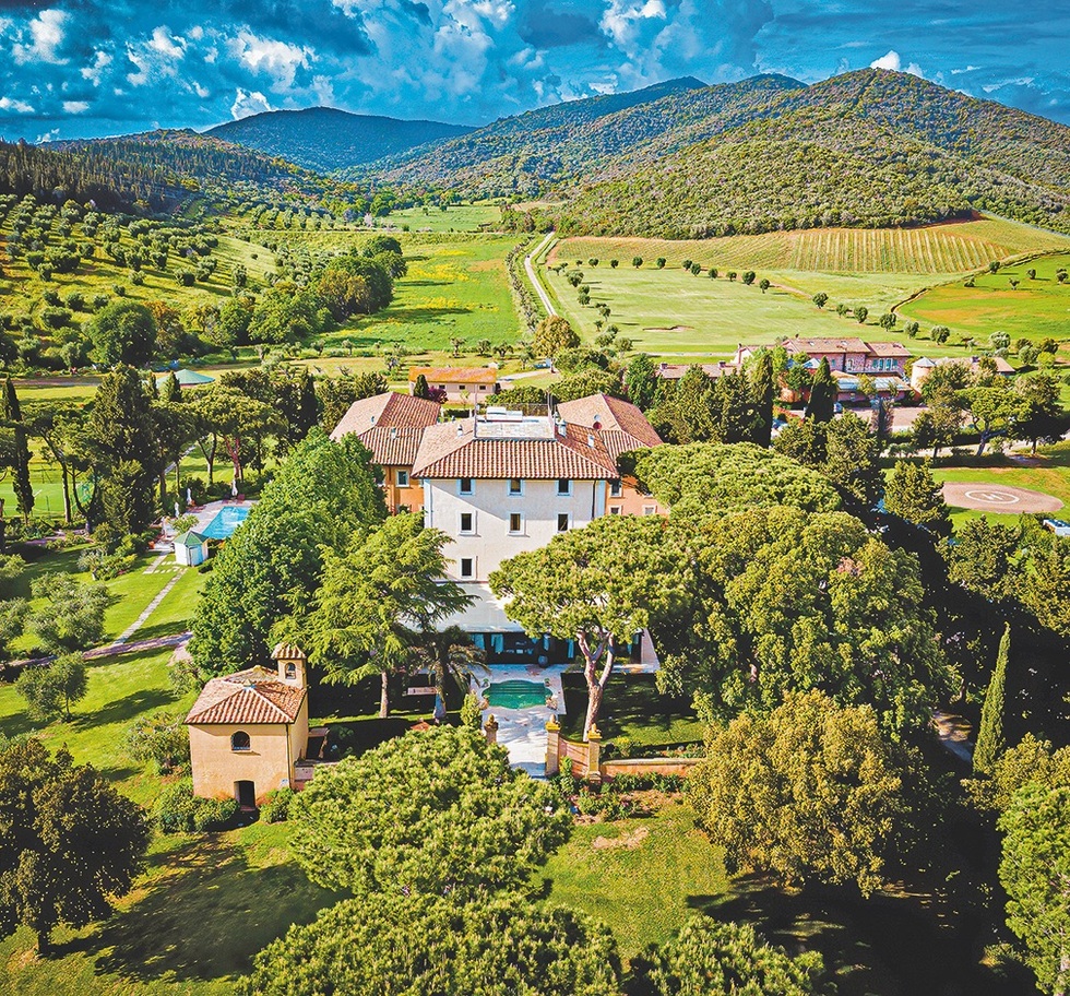 L'Andana resort at Tenuta La Badiola in Tuscany's Maremma