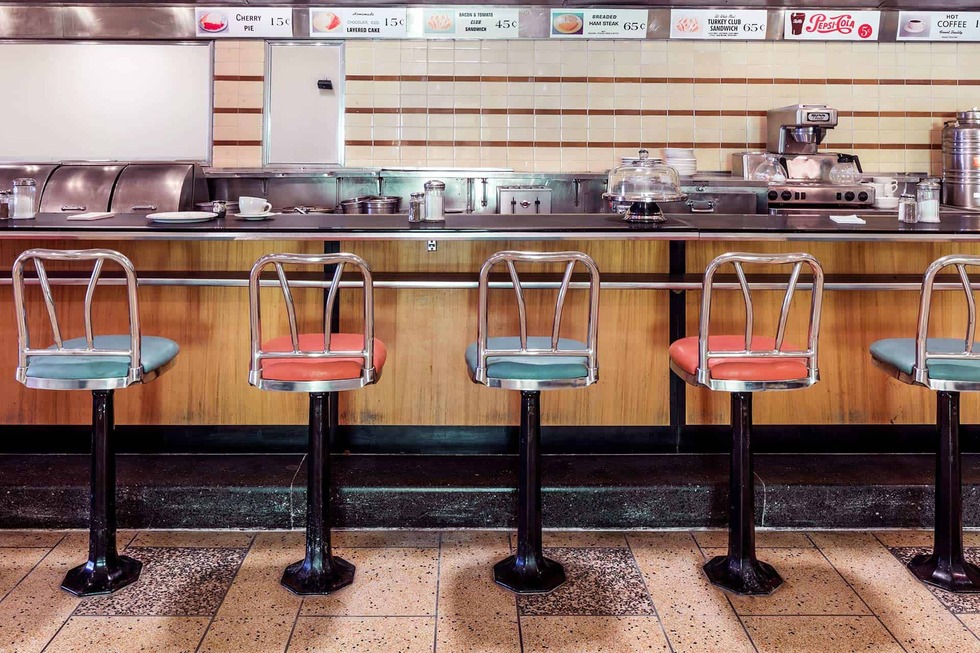 Woolworth's Lunch Counter at the International Civil Rights Center & Museum in Greensboro, North Carolina