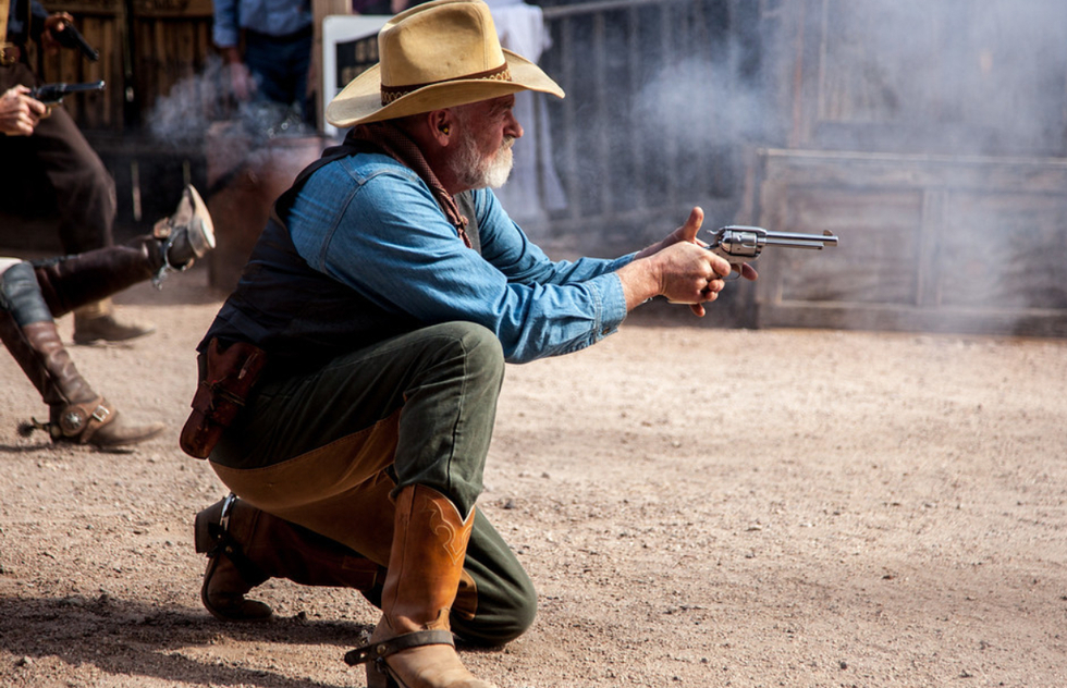 American Ghost Towns You Can Visit: Staged gunfight in Goldfield, Arizona