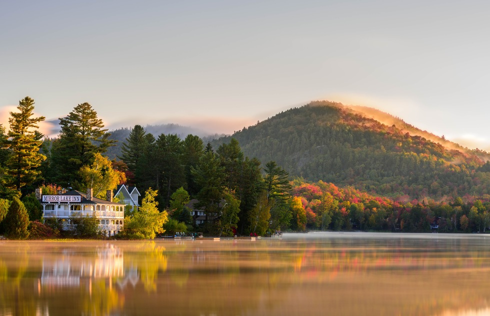 Where to stay for fall foliage: Mirror Lake Inn Resort & Spa, New York