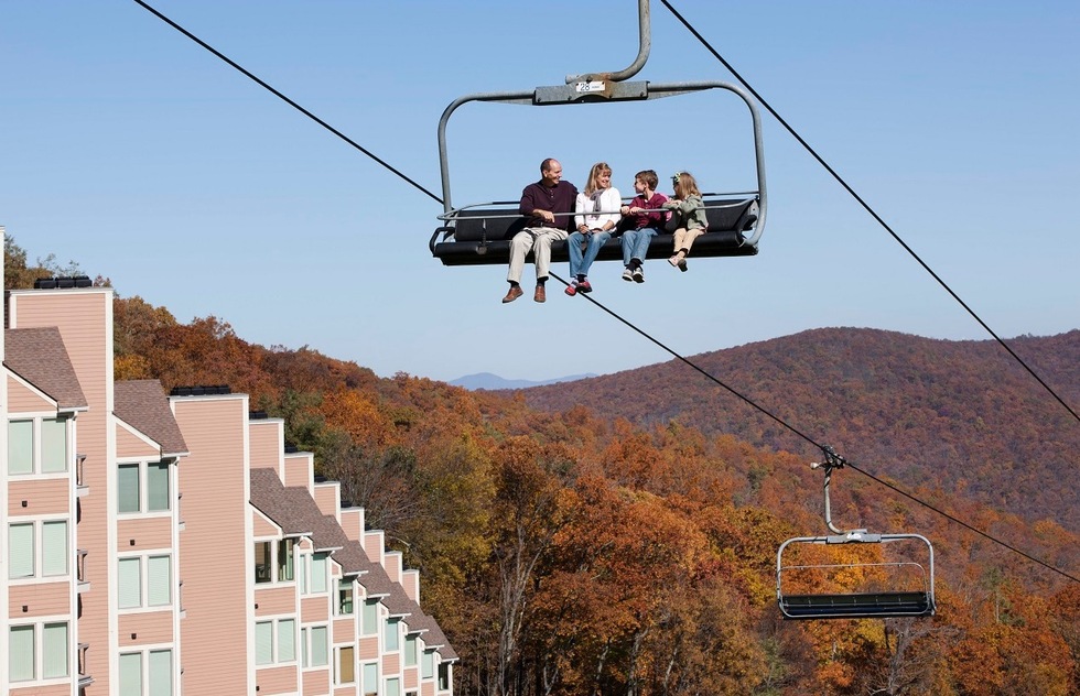 Where to stay for fall foliage: Wintergreen Resort, Virginia