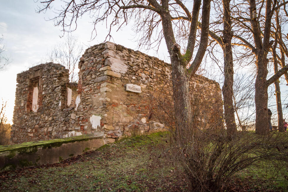Atlas of Forgotten Places excerpt: Abandoned schoolhouse in Döllersheim, Austria