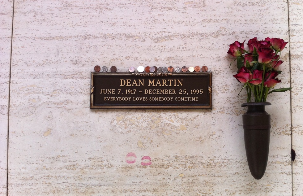 Hollywood celebrity cemetery: Dean Martin