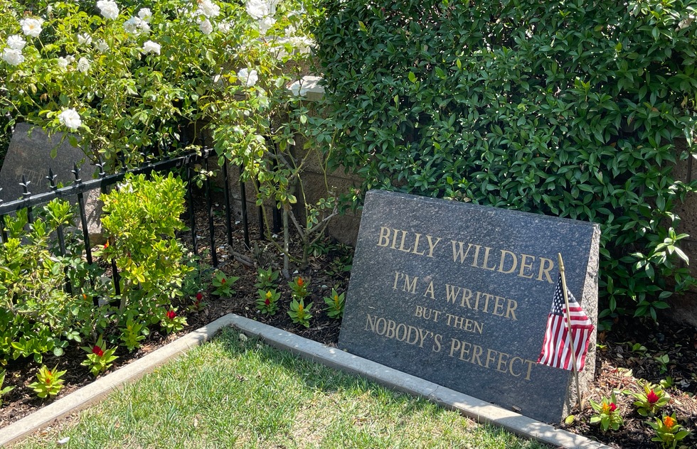 Hollywood celebrity cemetery: Billy Wilder